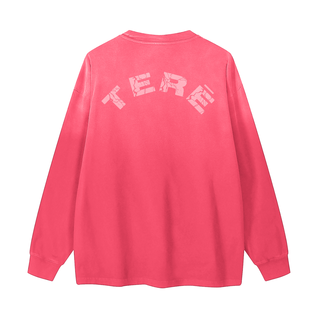 Gradient Washed Long Sleeve T-Shirt