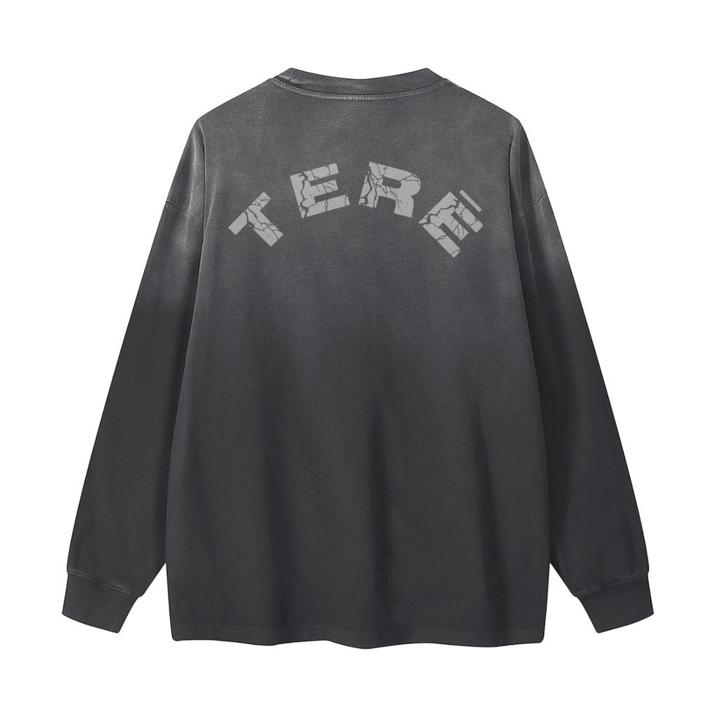 Gradient Washed Long Sleeve T-Shirt