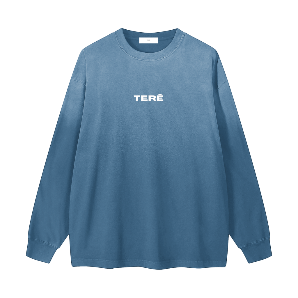 Gradient Washed Long Sleeve T-Shirt