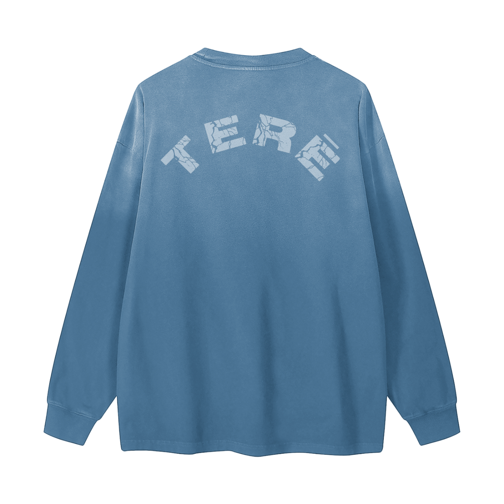 Gradient Washed Long Sleeve T-Shirt