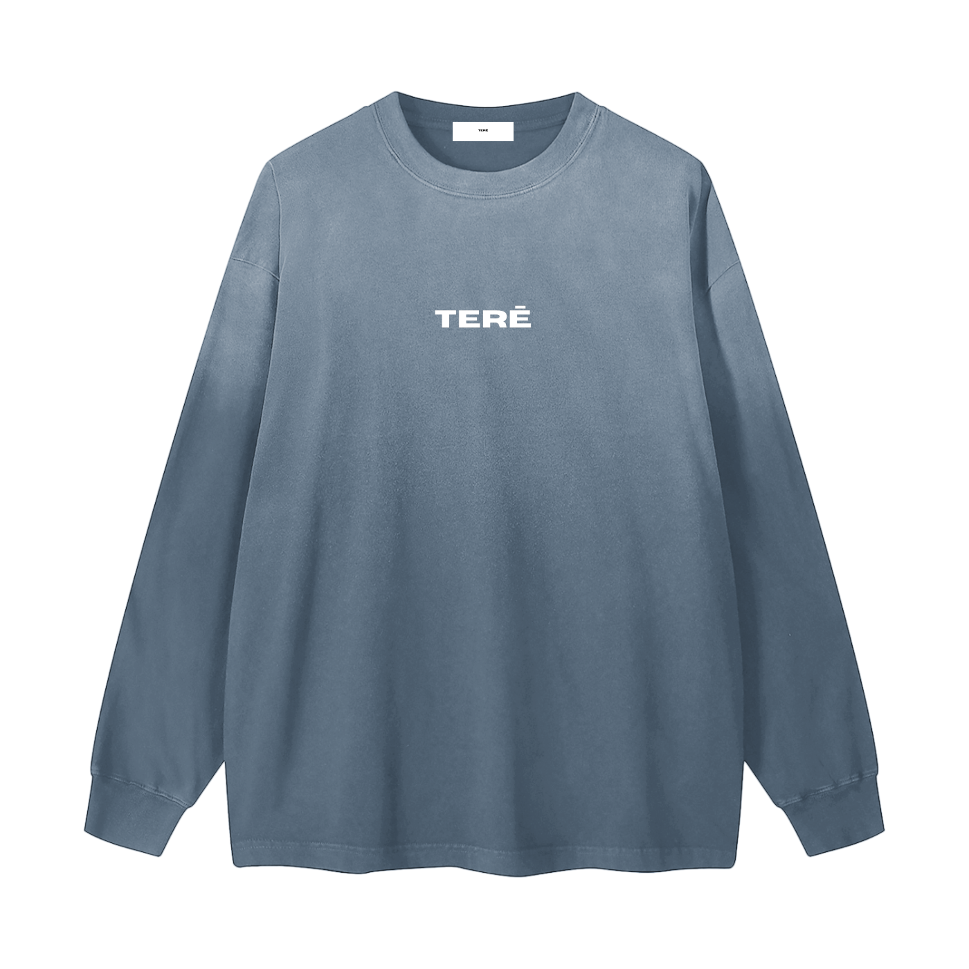 Gradient Washed Long Sleeve T-Shirt