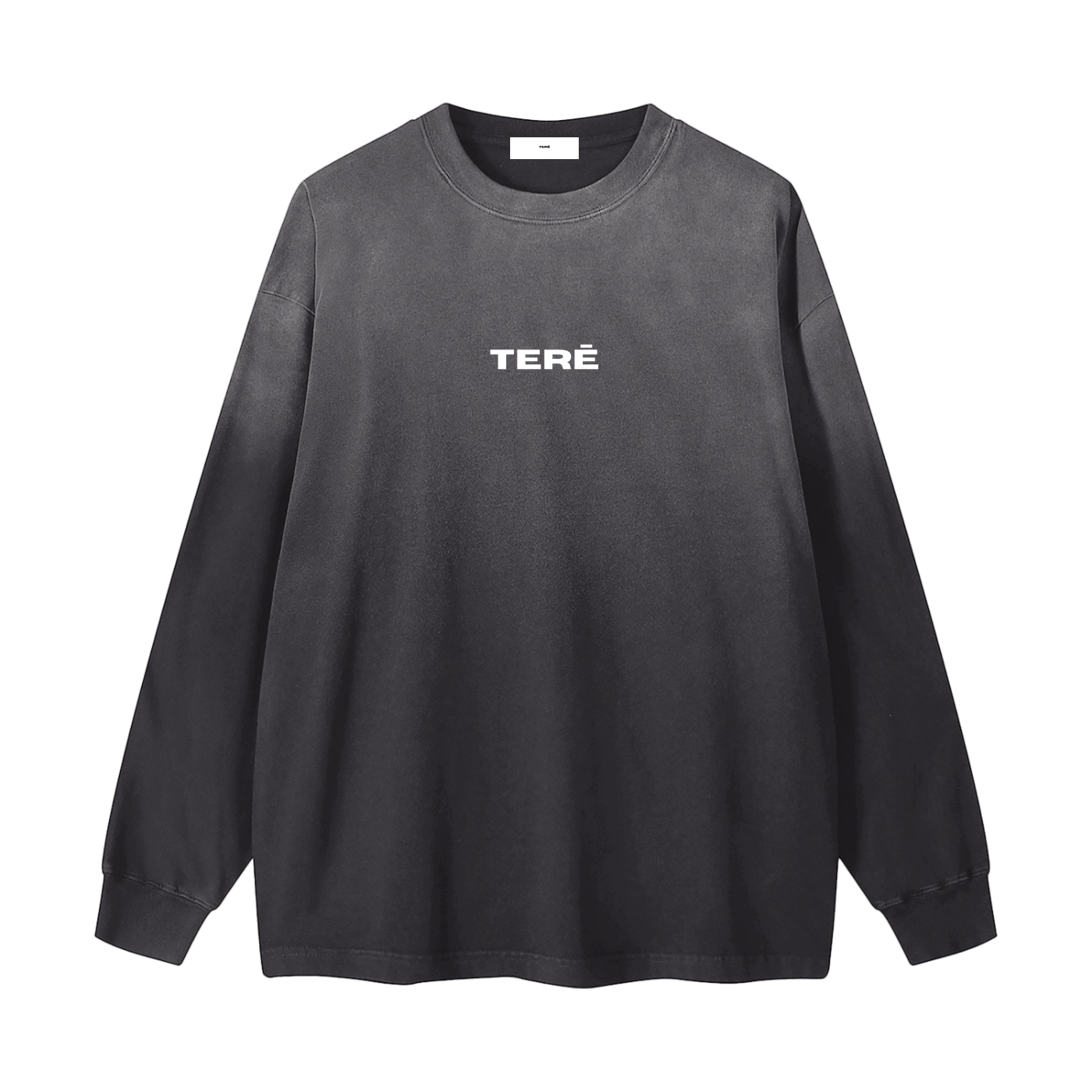 Gradient Washed Long Sleeve T-Shirt